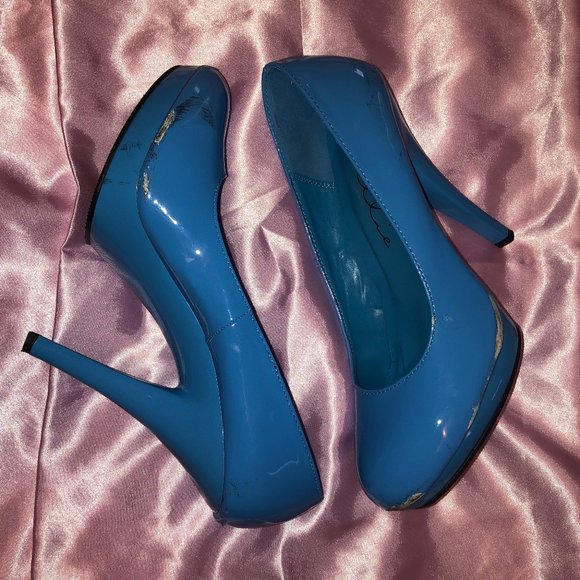 Ellie Shoes 521-femme-w Dress Pump, Blue, 10 - Picture 1 of 5